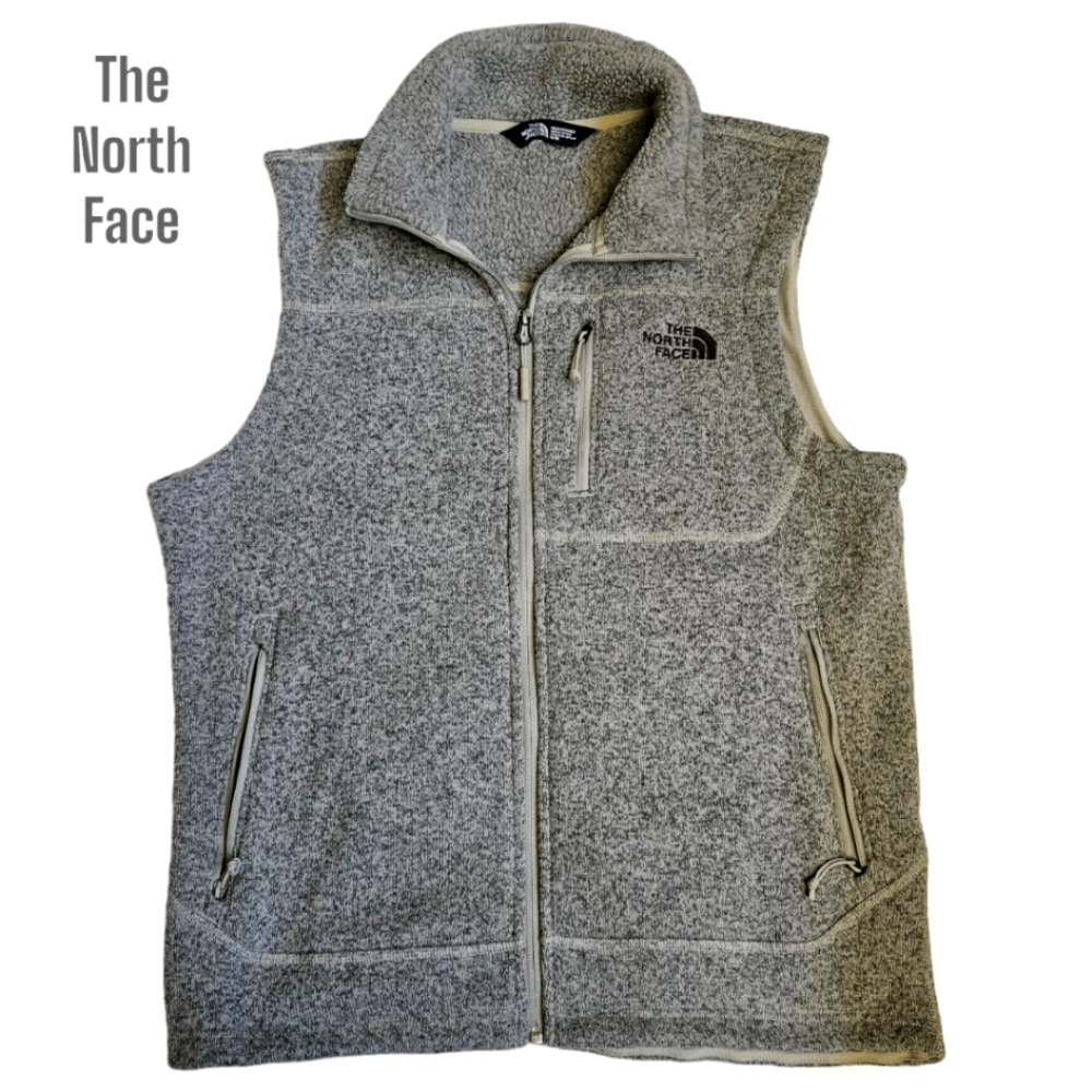 The North Face Men's Gray Fleece Vest